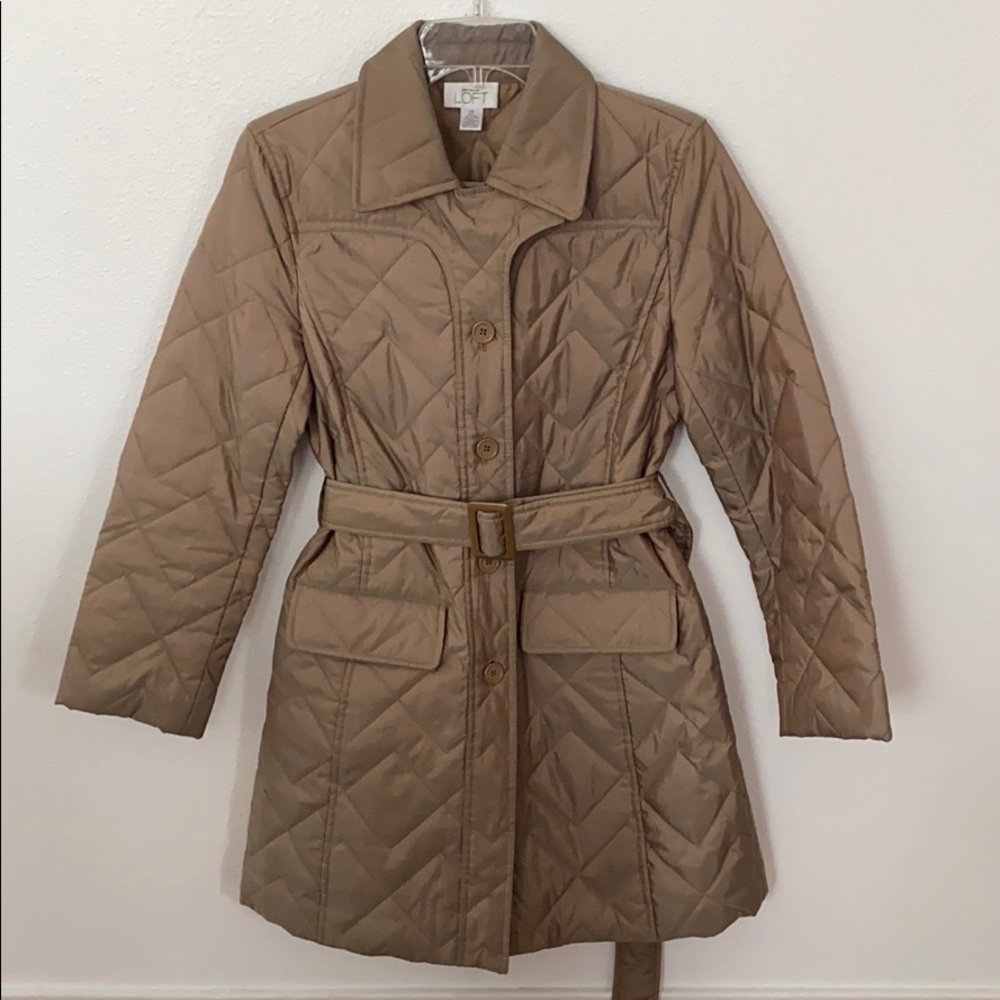 ANN TAYLOR LOFT quilt style jacket